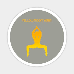 Yellow Moon Yoga Transparent Yellow Magnet